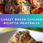 Baked Chicken Ricotta Meatballs with Spinach Recipe