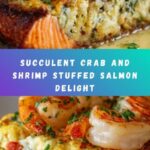 Crab and Shrimp Stuffed Salmon Recipe