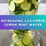 Cucumber Lemon Mint Infused Water Recipe