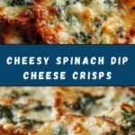 Spinach Dip Cheese Crisps Recipe