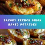 French Onion Baked Potatoes Recipe