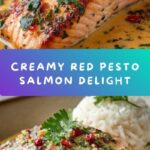 Salmon in Creamy Red Pesto Sauce Recipe