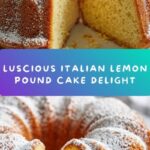 Italian Lemon Pound Cake Recipe