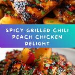 Grilled Chili Peach Chicken Recipe