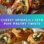 Spinach and Feta Puff Pastry Twists Recipe