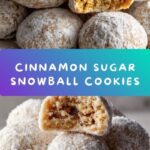 Cinnamon Sugar Snowball Cookies Recipe
