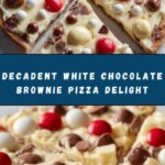 Easy White Chocolate Brownie Pizza Recipe