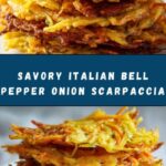 Italian Bell Pepper and Onion Scarpaccia Recipe
