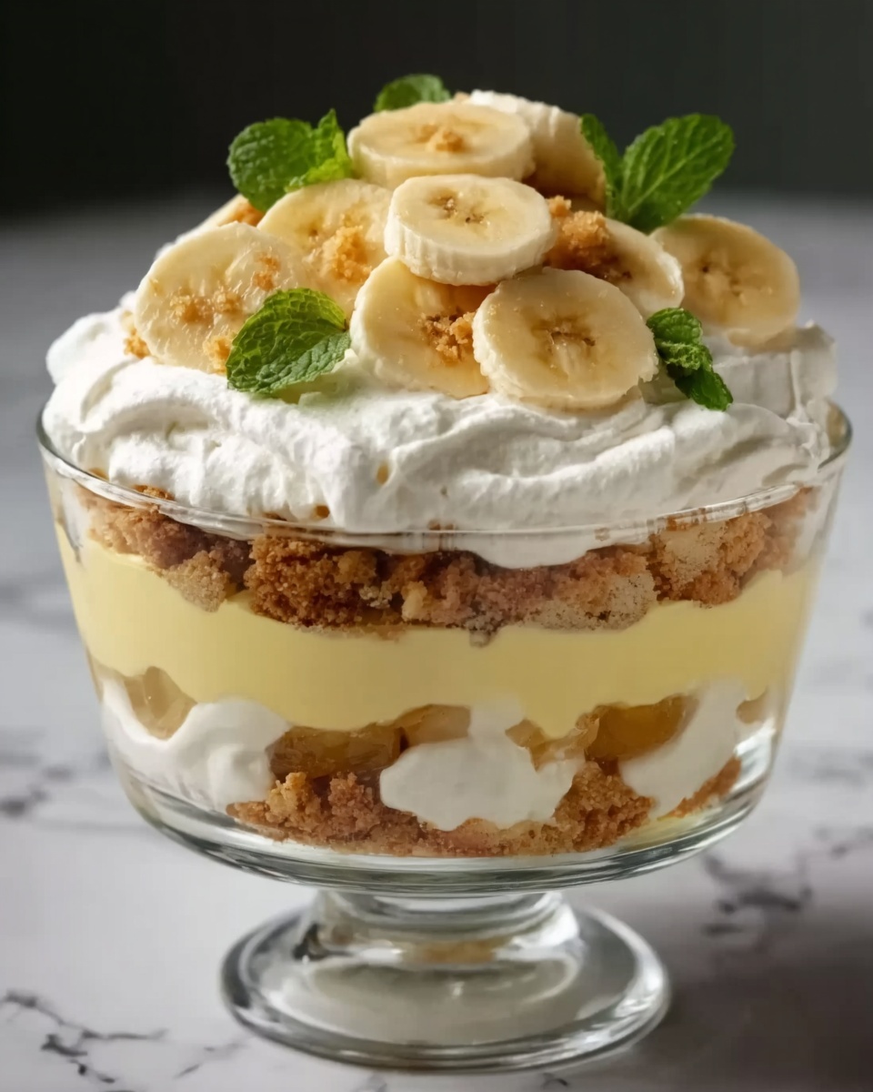 Banana Vanilla Pudding Trifle Recipe - Recipe Image
