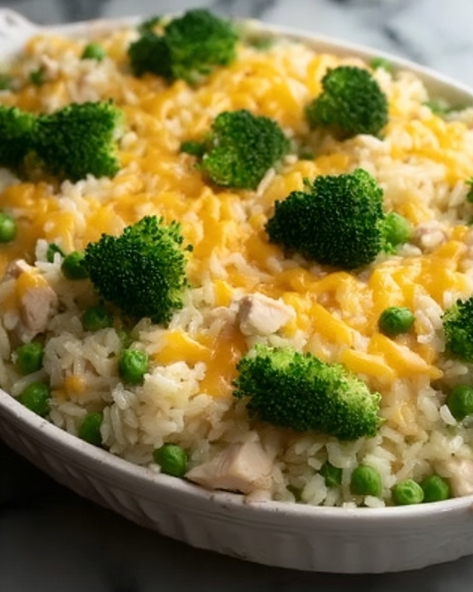 Broccoli, Rice, Cheese, and Chicken Casserole Recipe - Recipe Image
