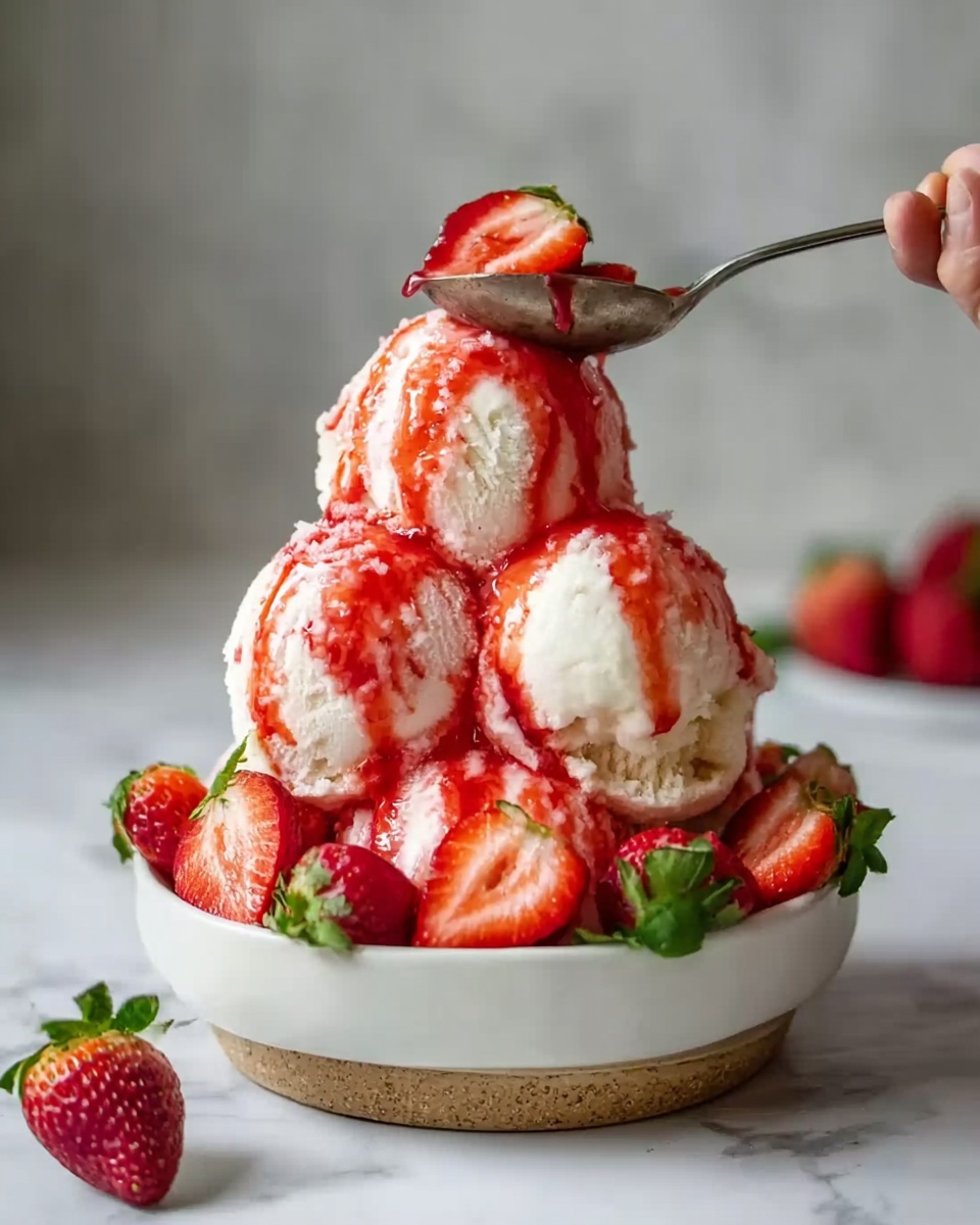 Strawberry Bingsu Recipe - Recipe Image