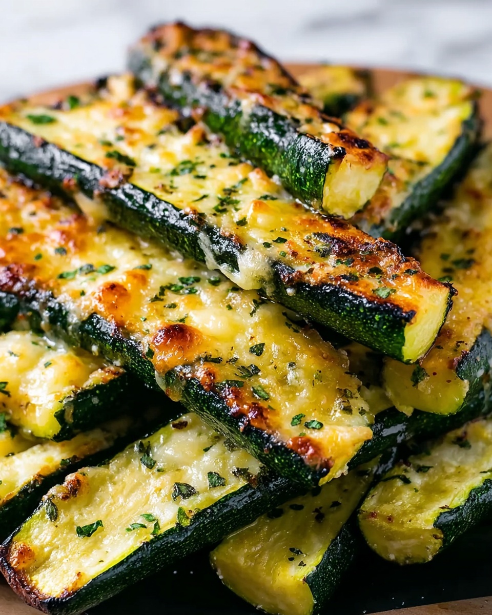 Roasted Zucchini with Garlic and Parmesan Recipe - Recipe Image