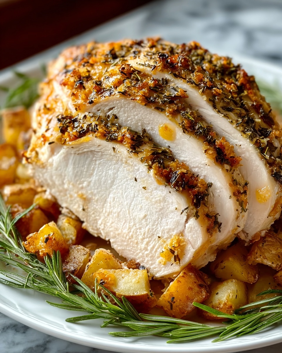 Slow Cooker Seasoned Turkey Breast with Crispy Skin Recipe - Recipe Image
