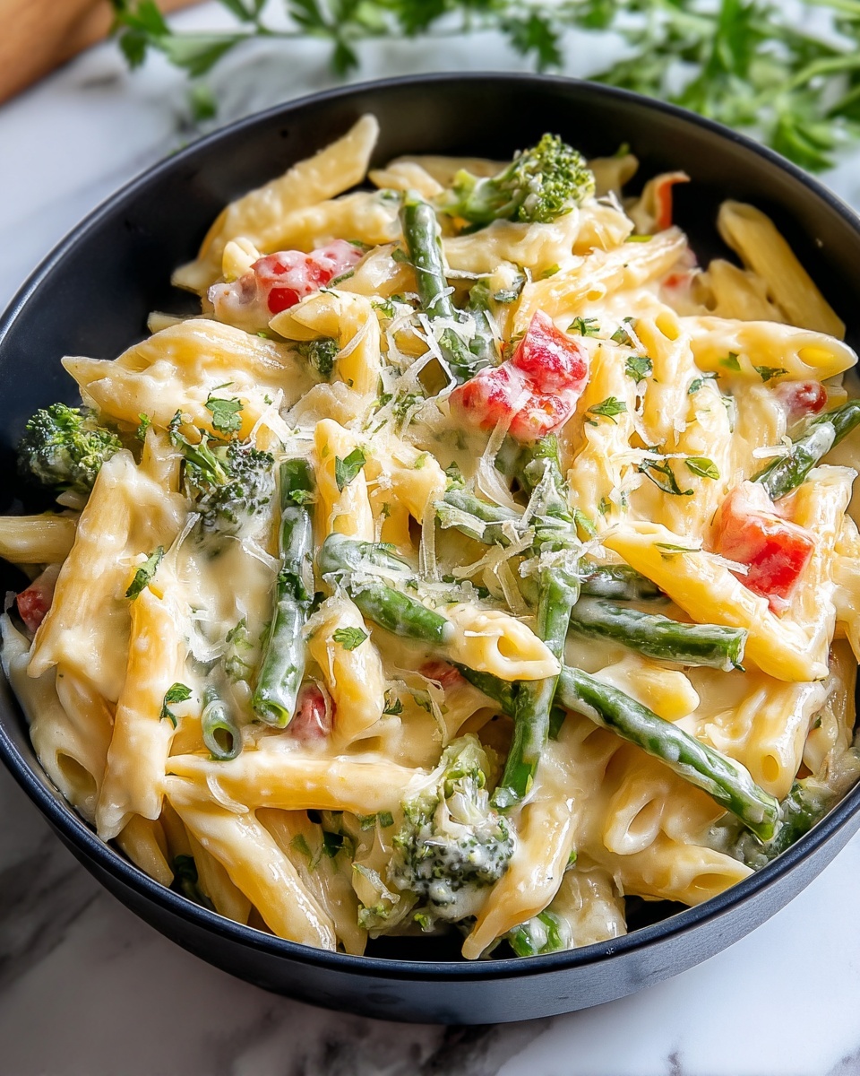 Creamy Pasta Primavera Recipe - Recipe Image