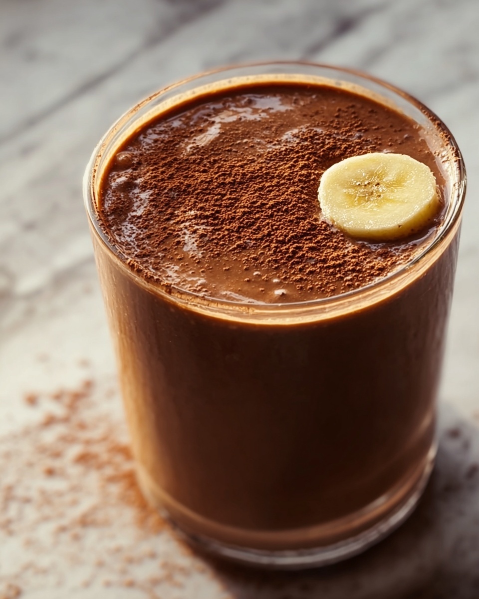 Banana Chocolate Smoothie Recipe - Recipe Image