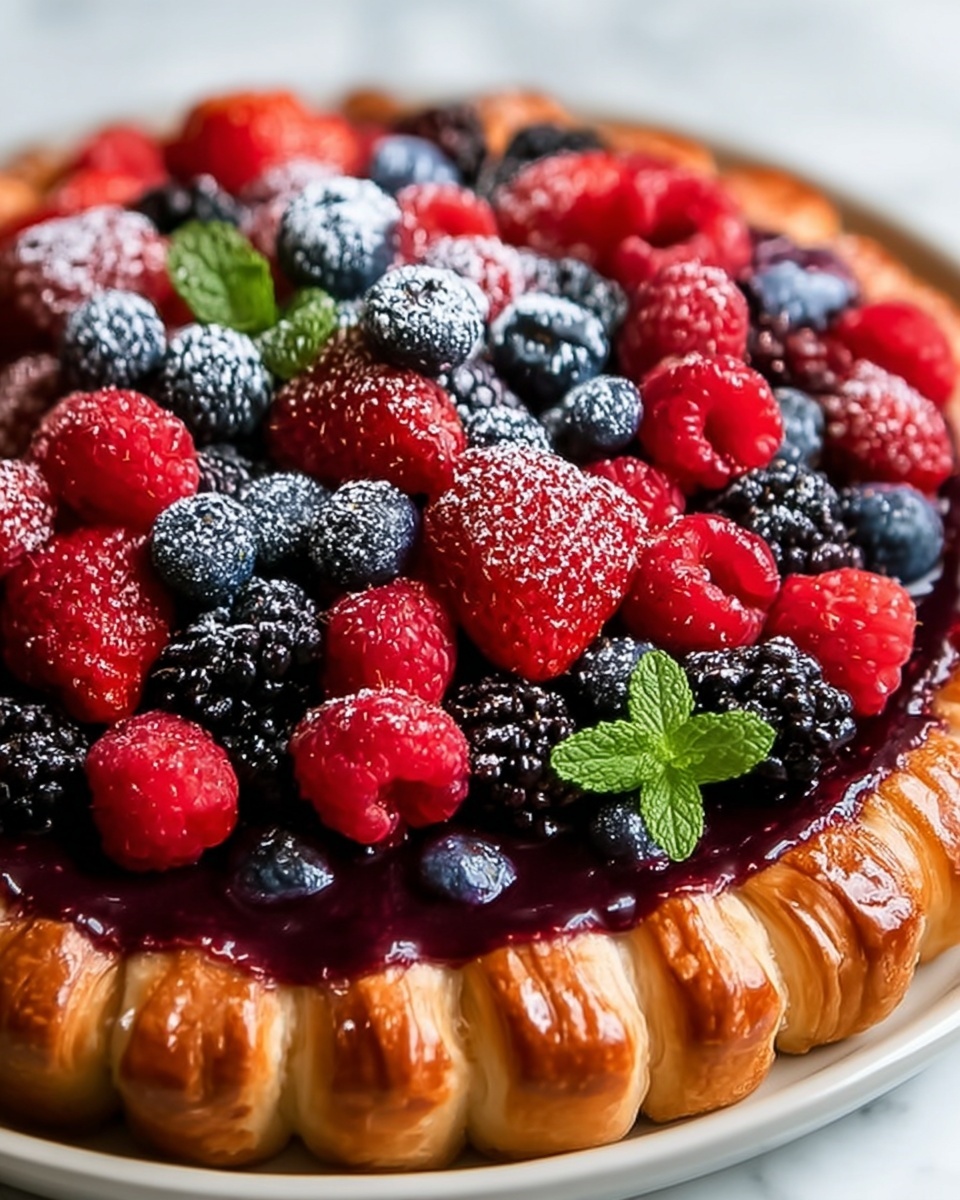 Berry Croissant Bake Recipe - Recipe Image