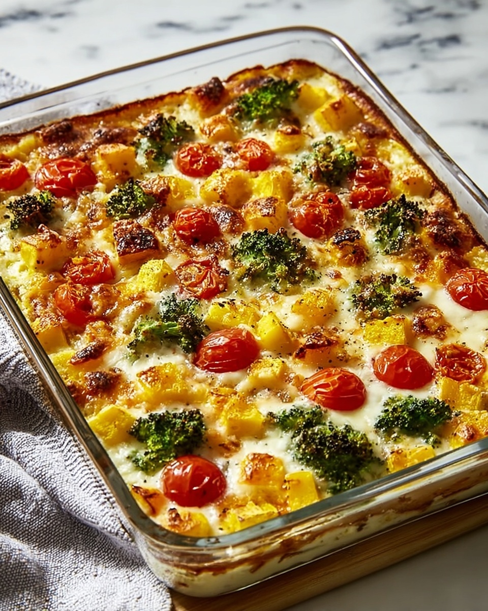 Ultimate High-Protein Veggie Bake with Cottage Cheese Recipe - Recipe Image