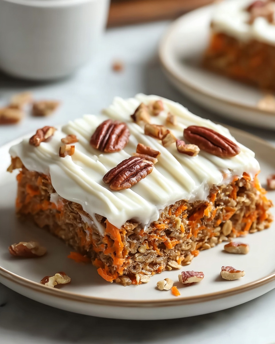 Carrot Cake Baked Oats Recipe - Recipe Image