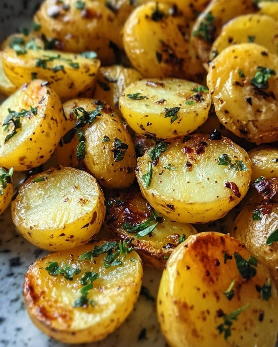 Garlic Herb Roasted Potatoes Recipe - Recipe Image