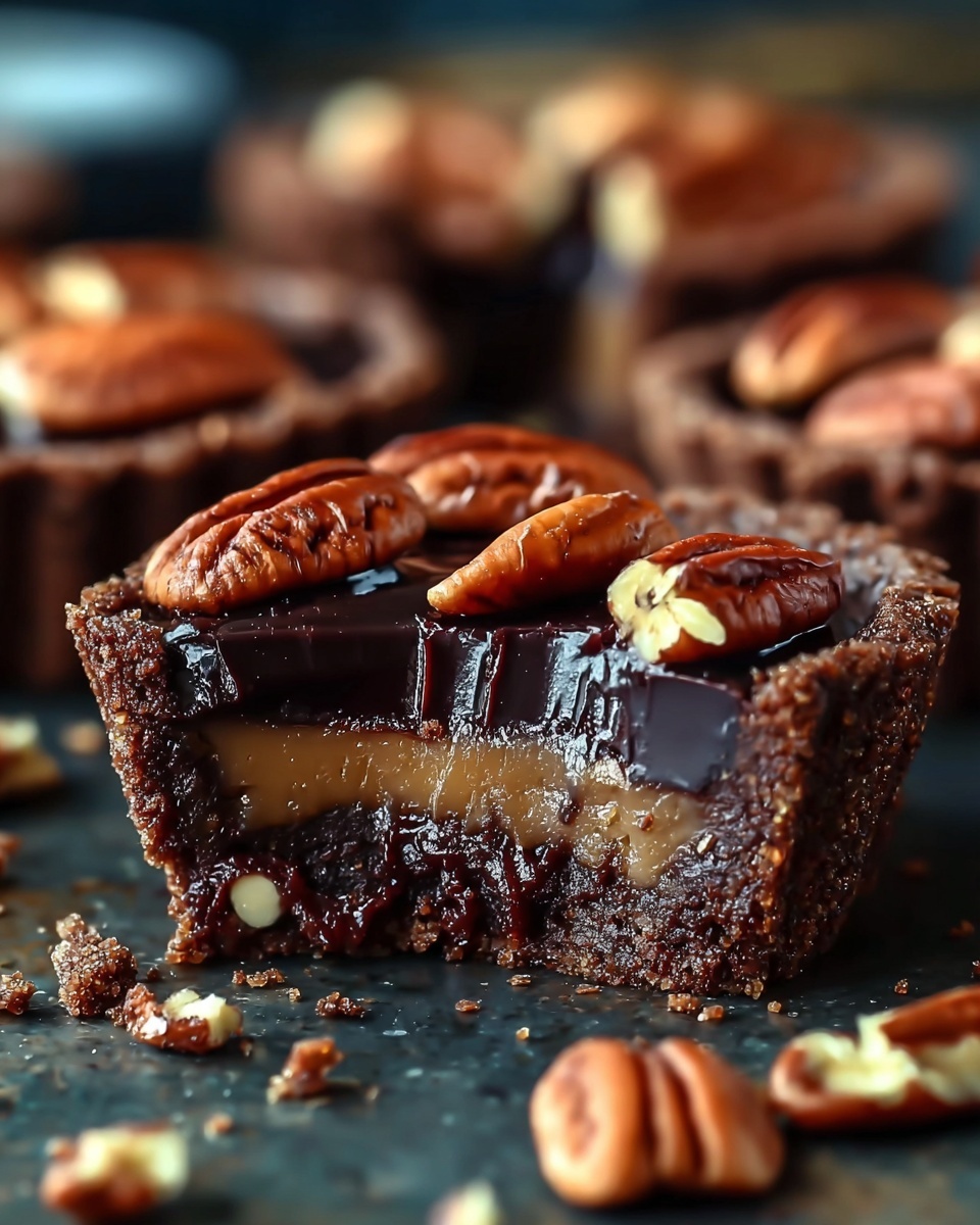 Irresistible Pecan Pie Brownie Bites Recipe - Recipe Image