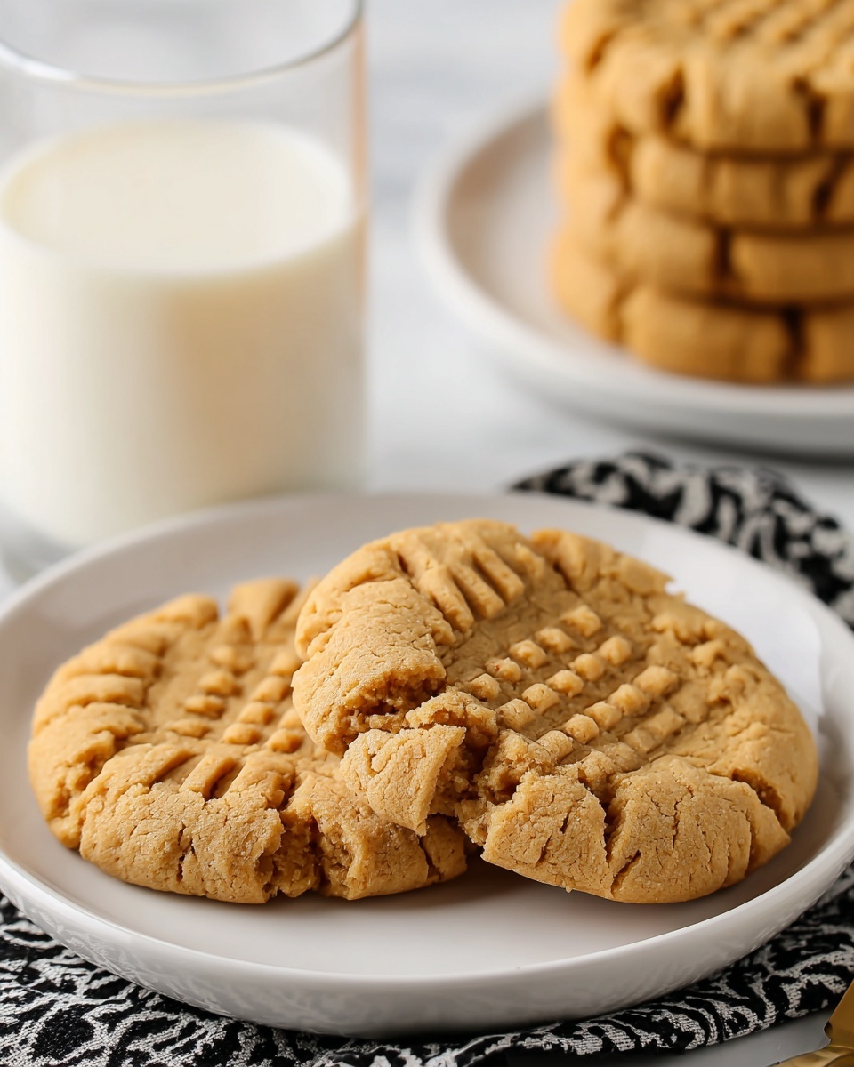 Easy Peanut Butter Cookies Recipe - Recipe Image