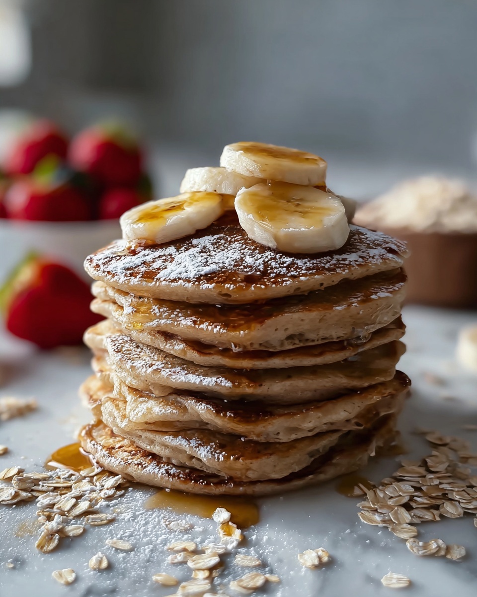 Oatmeal Protein Pancakes Recipe - Recipe Image