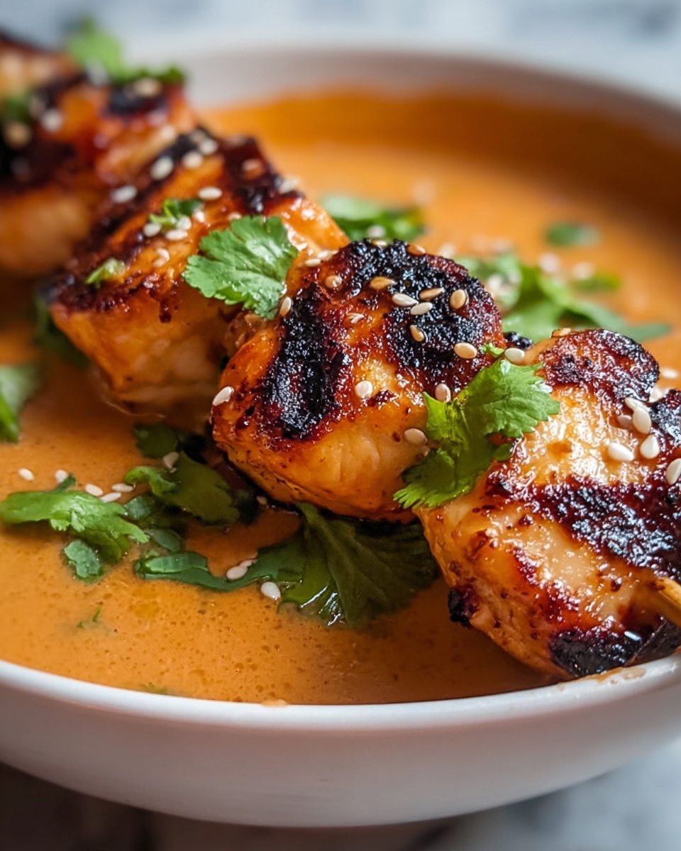 Thai Chicken Satay with Peanut Sauce Recipe - Recipe Image