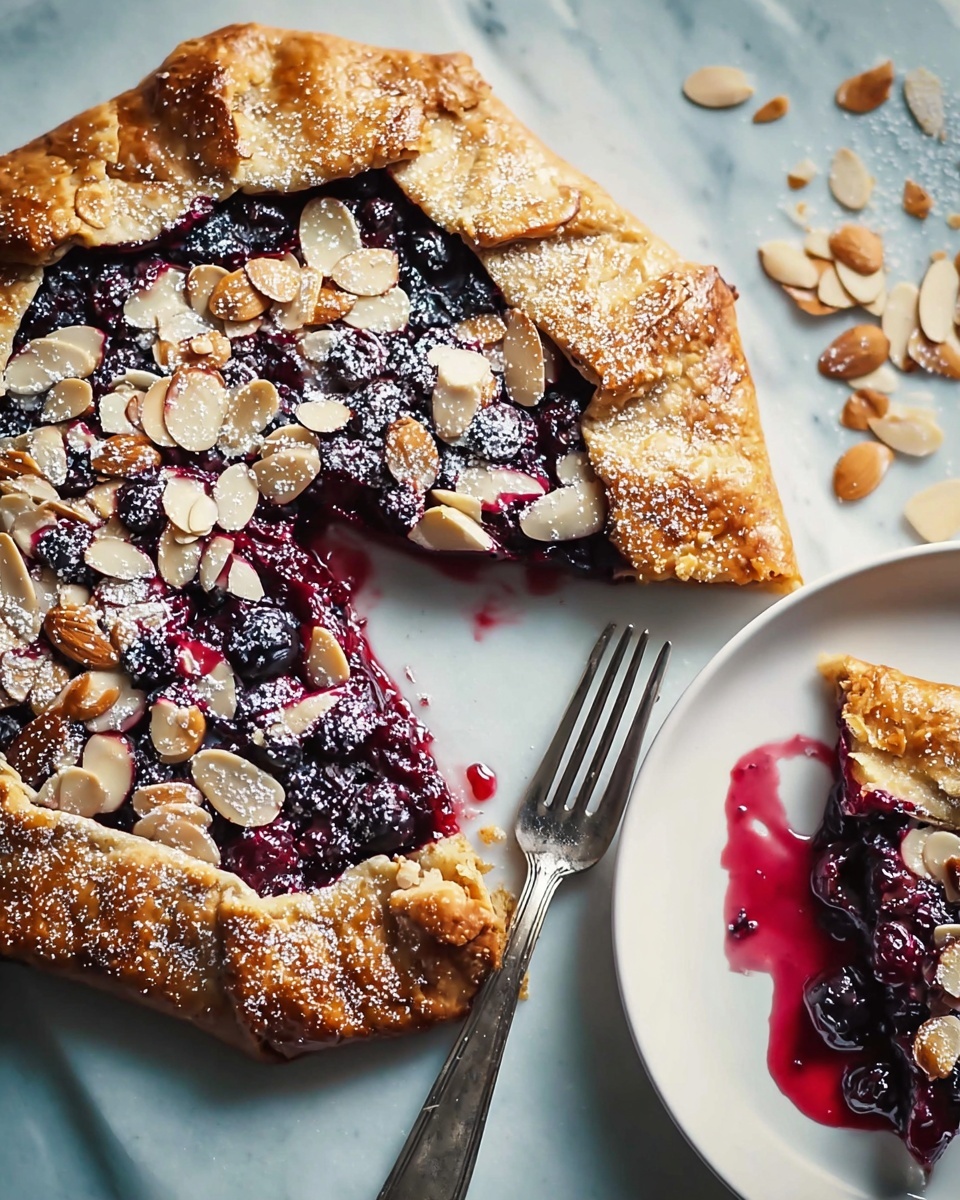 Blueberry & Almond Galette Recipe - Recipe Image