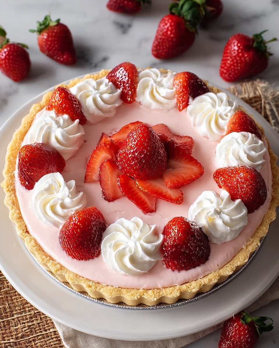 Whipped Strawberry Tart Recipe - Recipe Image
