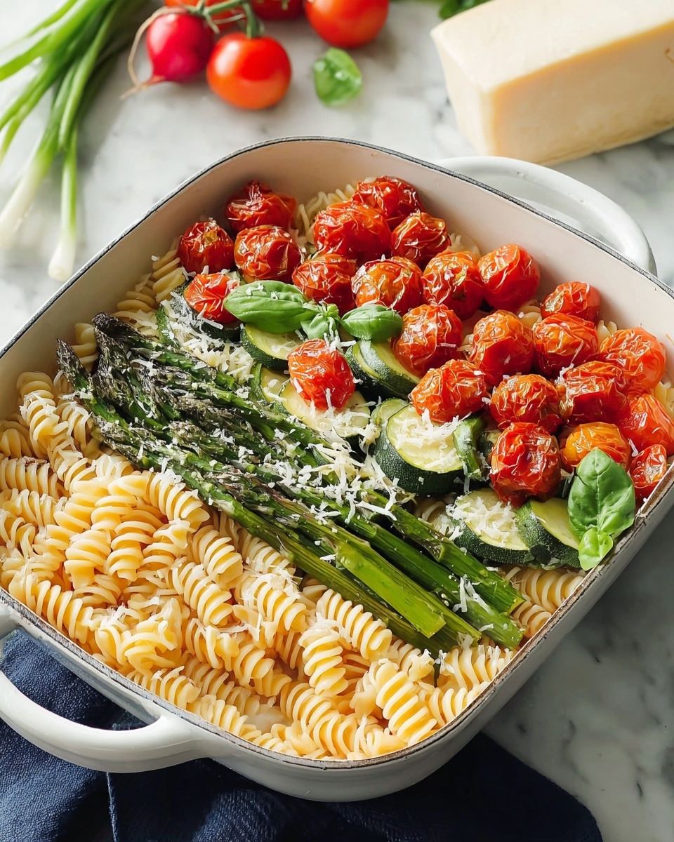 One-Pot Pasta Primavera Recipe - Recipe Image