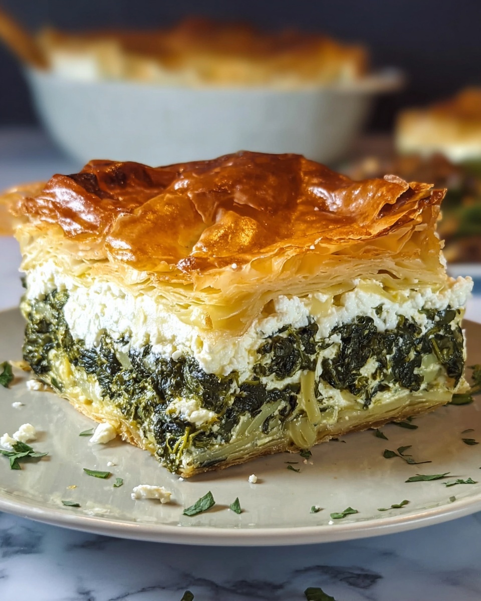 Croissant Strata with Spinach, Feta, and Gruyere Recipe - Recipe Image