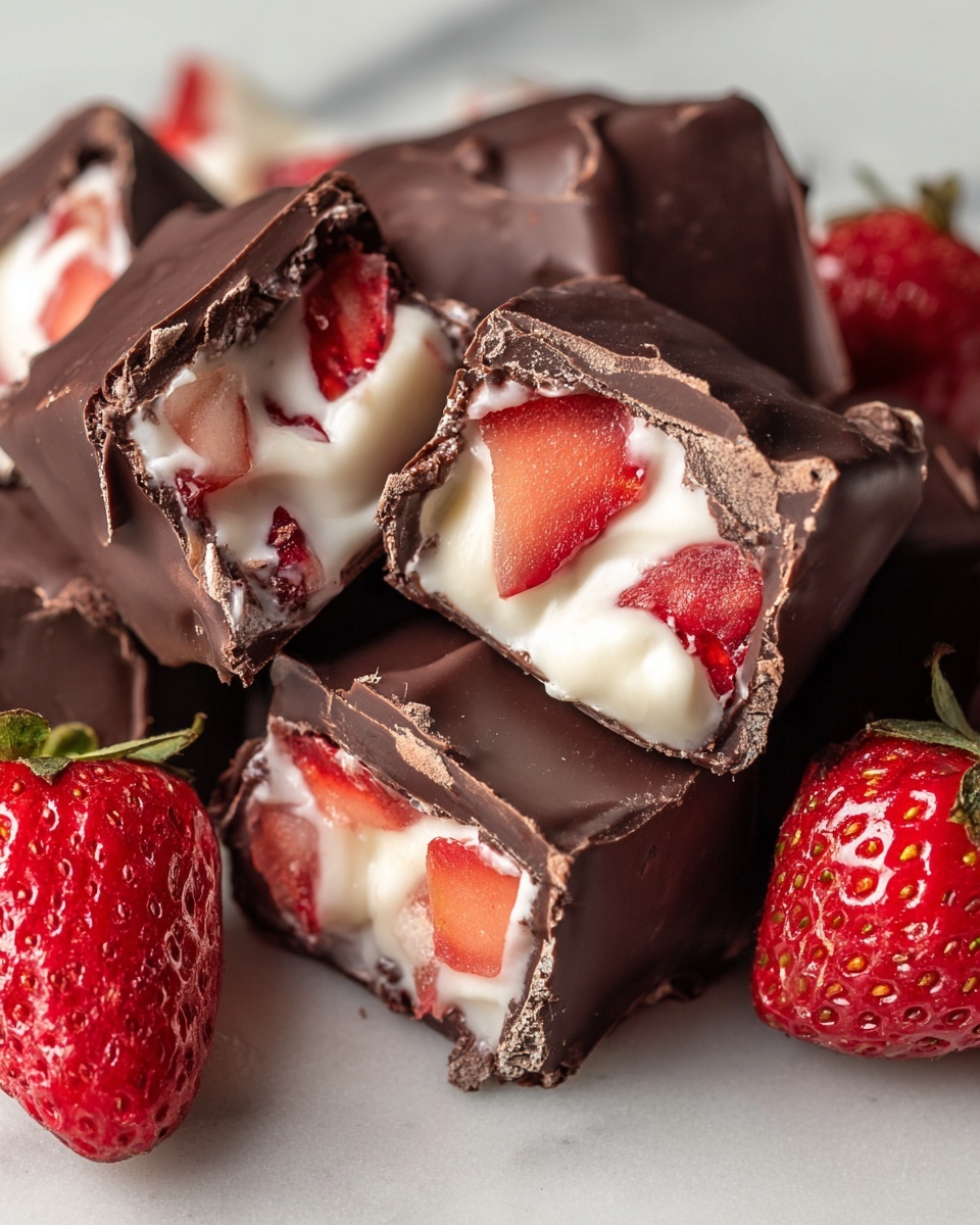 Chocolate Strawberry Yogurt Clusters Recipe - Recipe Image