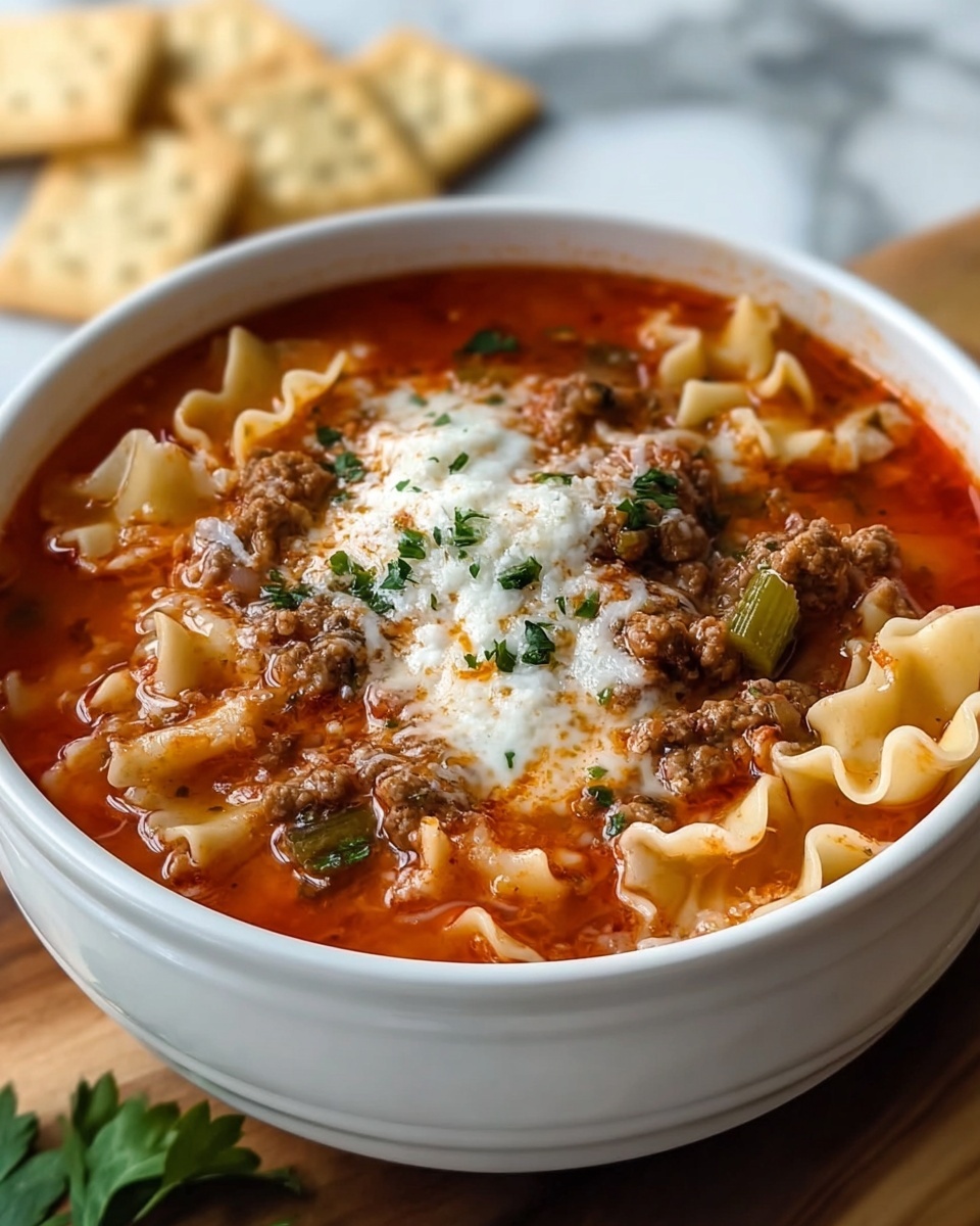 Crock Pot Lasagna Soup Recipe - Recipe Image