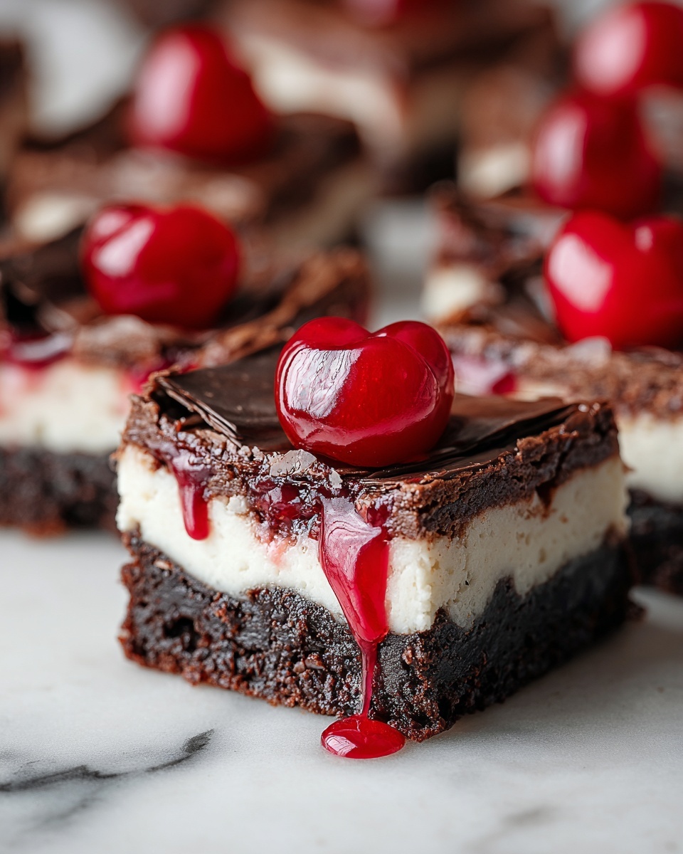 Cherry Cheesecake Brownies Recipe - Recipe Image
