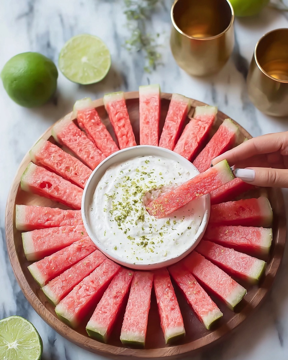Watermelon Fries with Coconut Lime Dip Recipe - Recipe Image