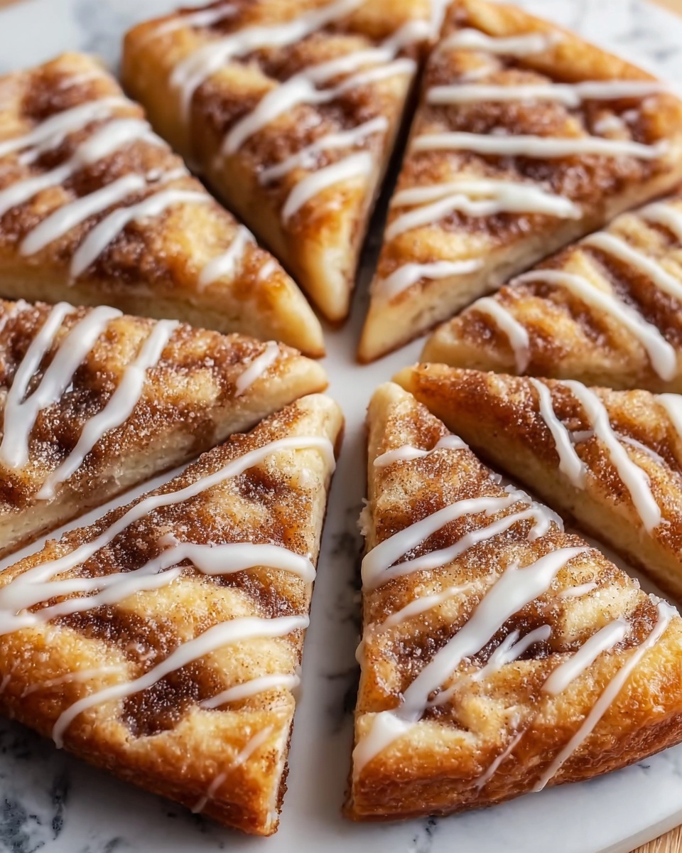 Cinnamon-Sugar Crescent Roll Pizza Recipe - Recipe Image