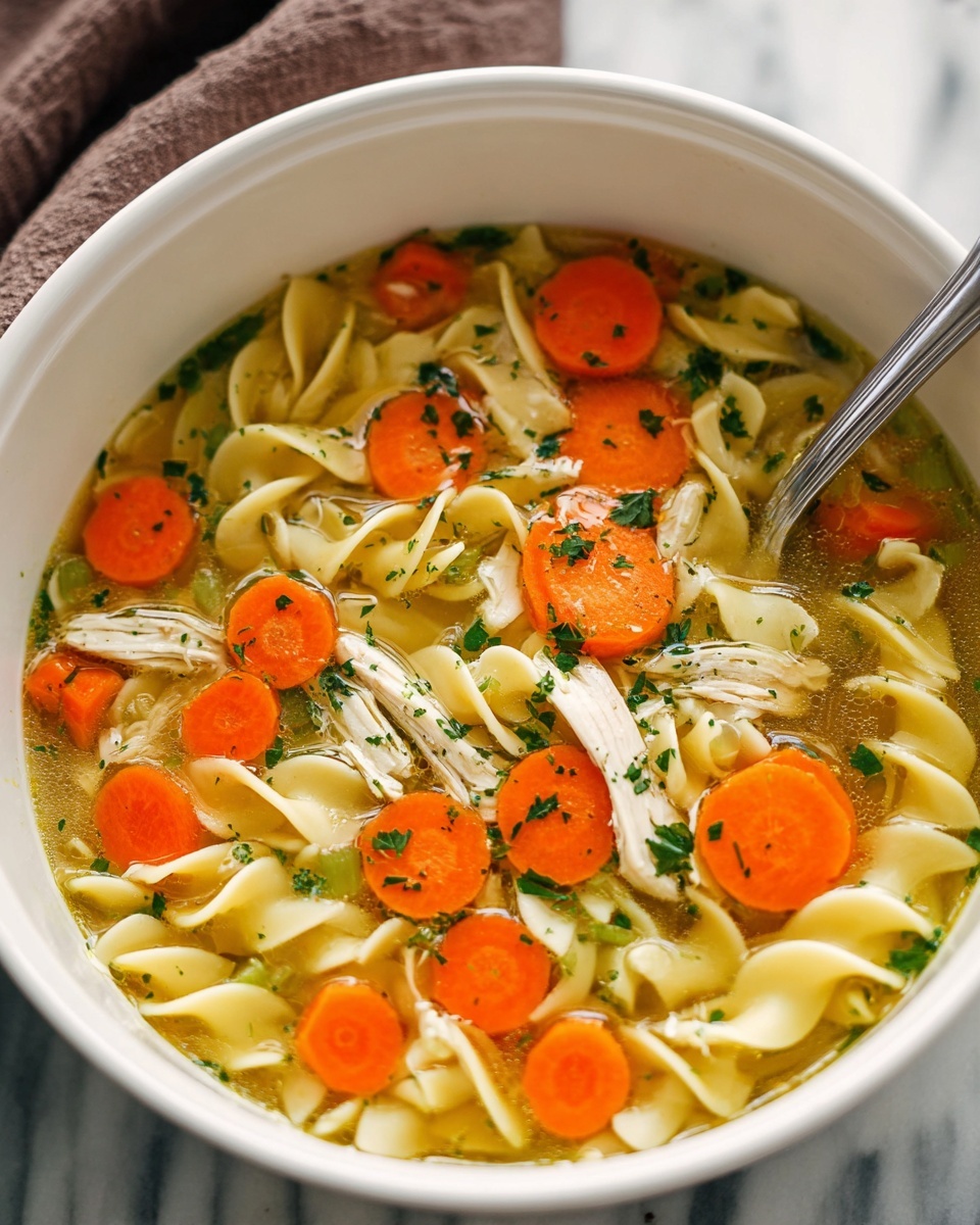 Easy Homestyle Chicken Noodle Soup Recipe - Recipe Image