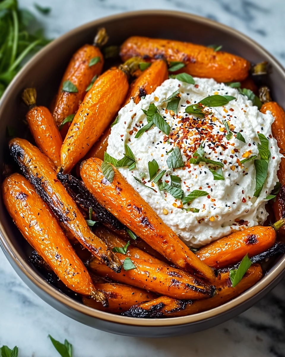 Delicious Roasted Carrots with Whipped Feta Dip Recipe - Recipe Image
