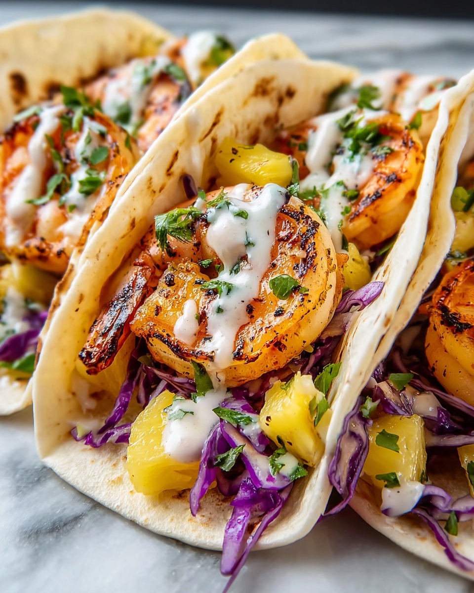 Jerk Shrimp Tacos with Pineapple Salsa Recipe - Recipe Image