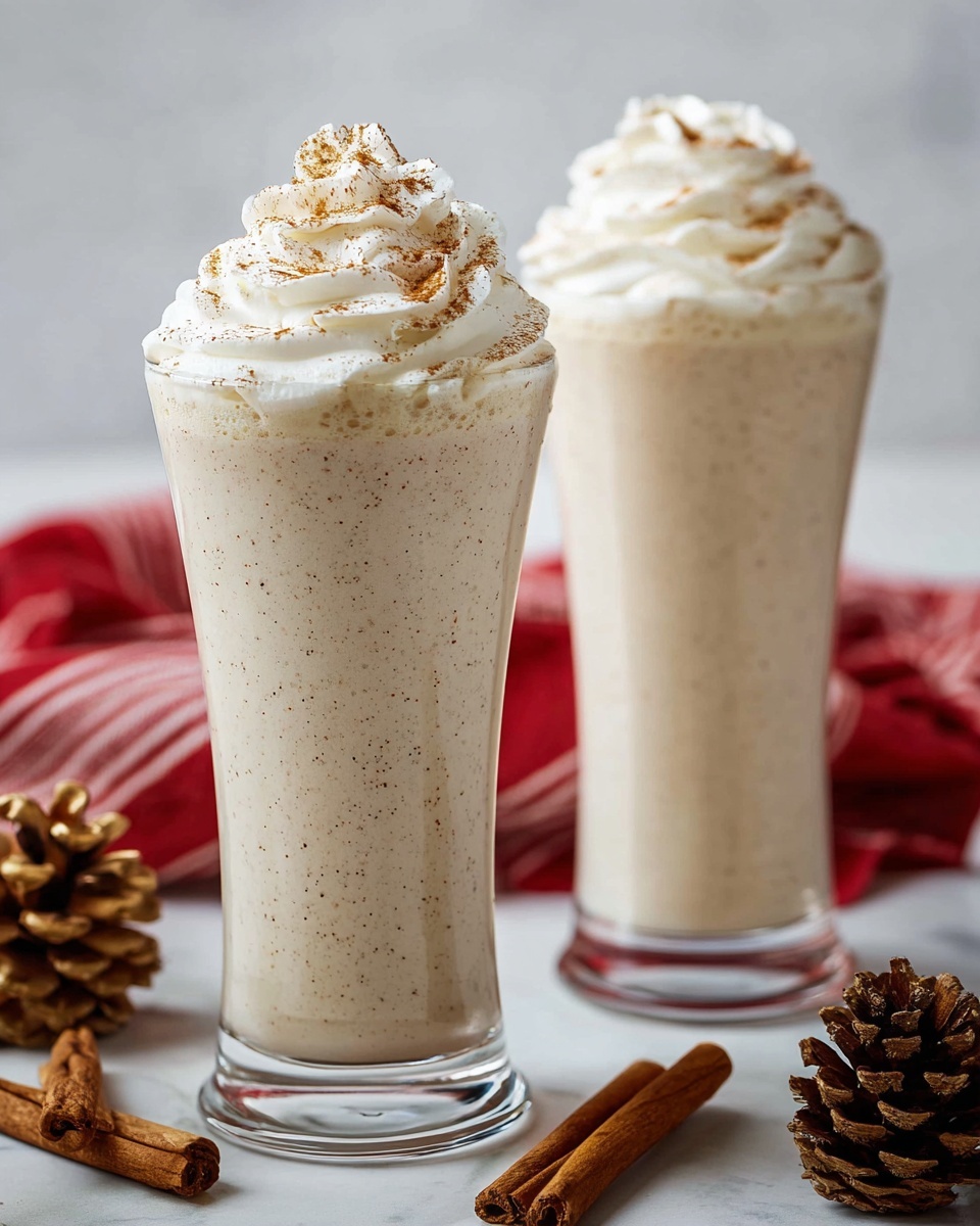 Eggnog Milkshake Recipe - Recipe Image