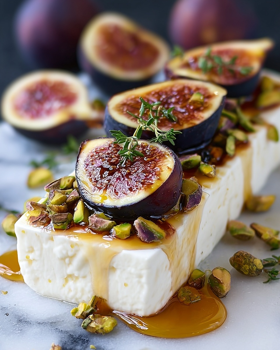 Honey Fig Pistachio Goat Cheese Appetizer Recipe - Recipe Image