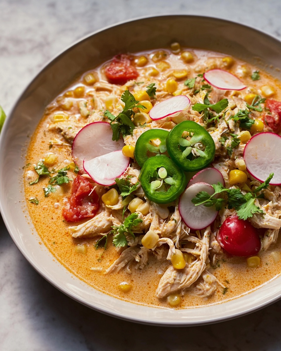 Creamy Poblano Chicken Chili Recipe - Recipe Image