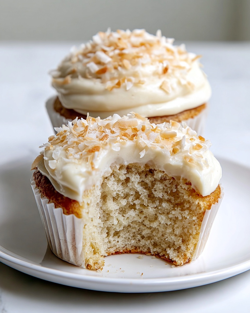 Gluten-Free Vegan Coconut Cupcakes Recipe - Recipe Image