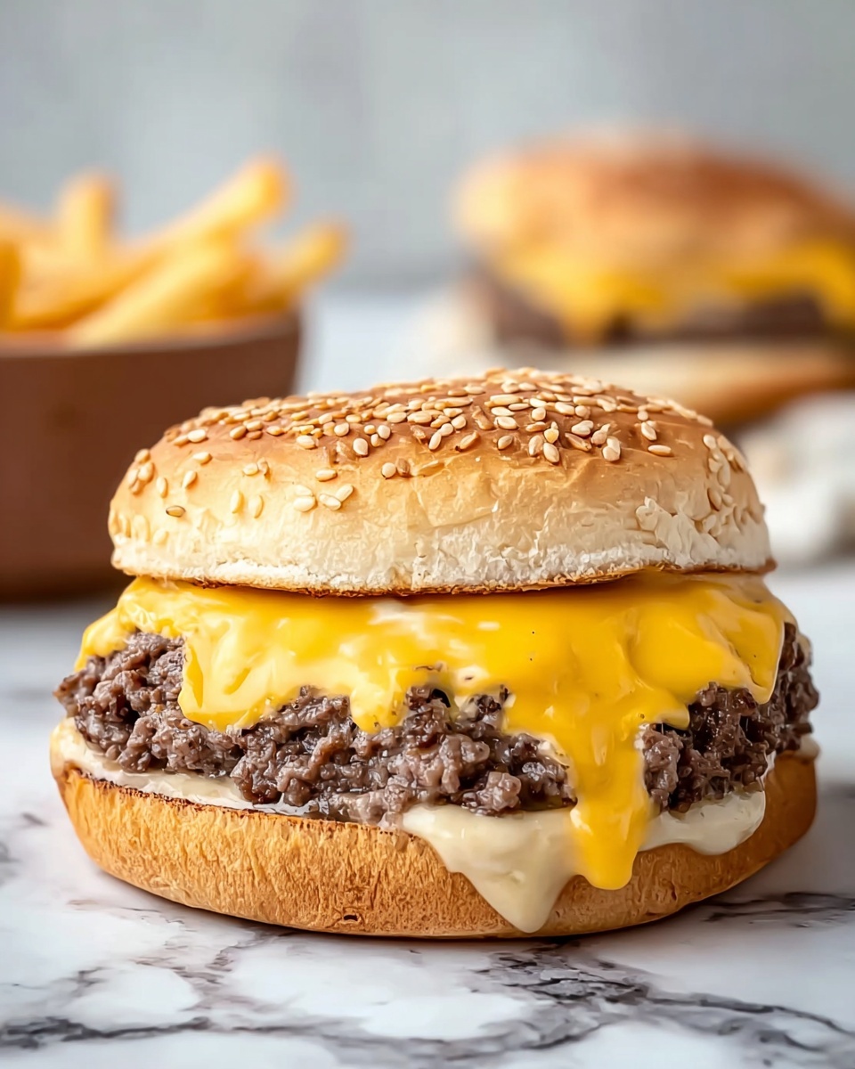 Instant Pot Beef and Cheddar Sandwiches with Spicy Cheese Sauce Recipe - Recipe Image