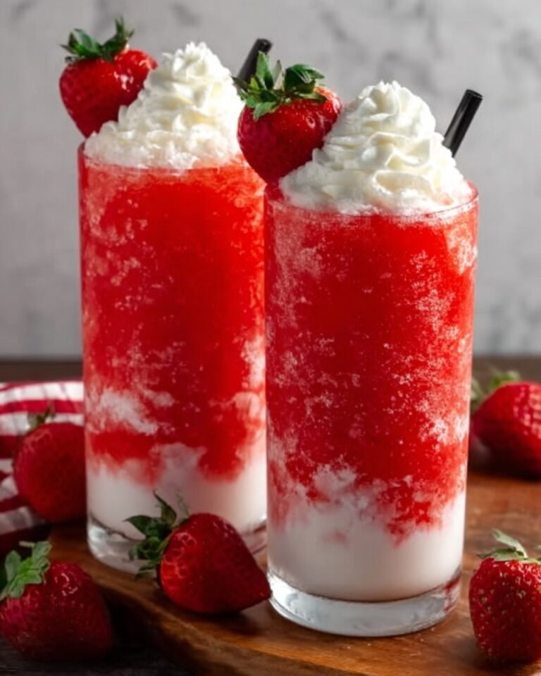 Creamy Strawberry Soda with Vanilla Coffee Creamer Recipe