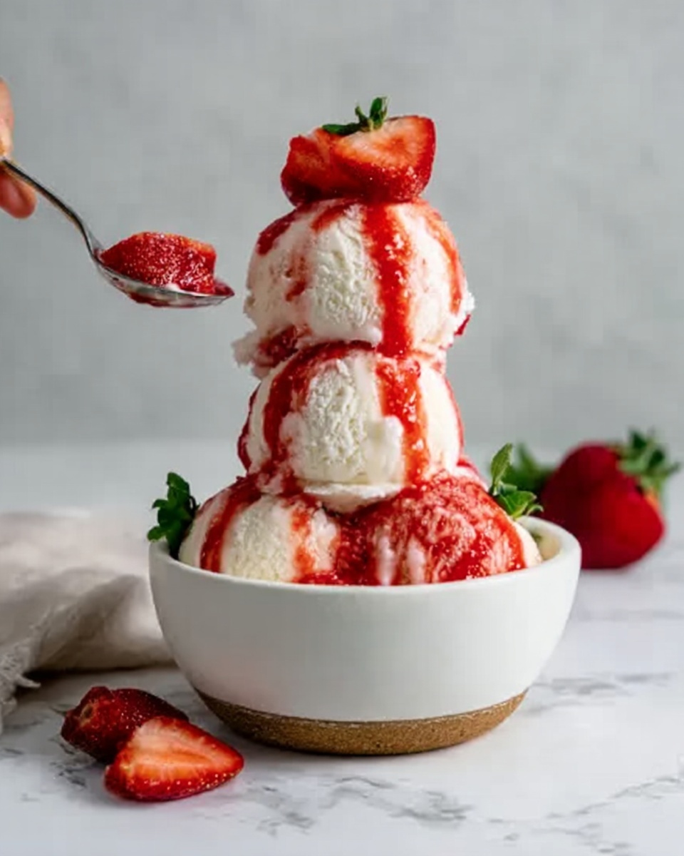 Strawberry Bingsu Recipe - Recipe Image
