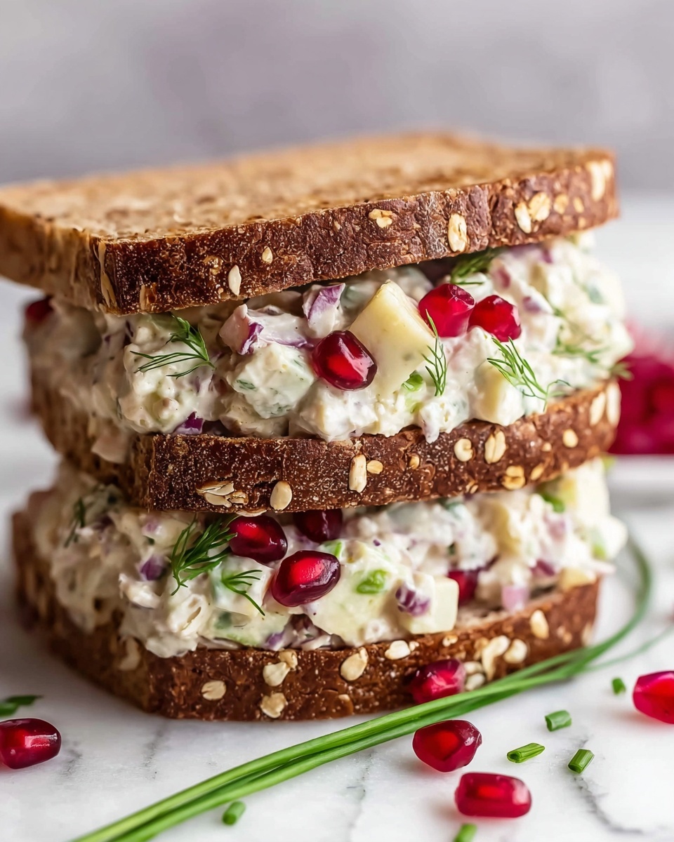 Pomegranate Apple Chicken Salad Recipe - Recipe Image