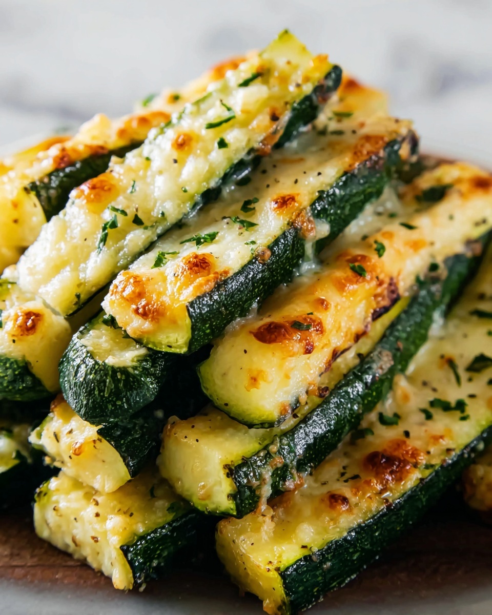 Roasted Zucchini with Garlic and Parmesan Recipe - Recipe Image