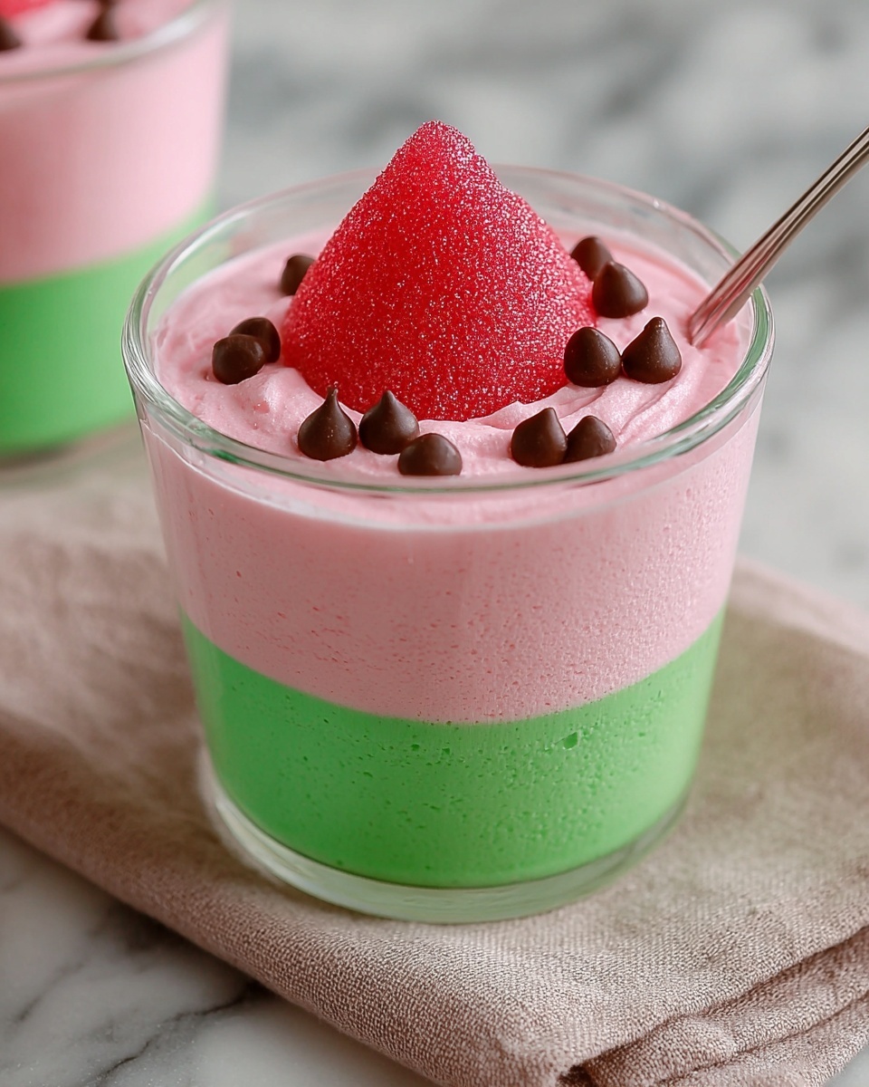 Watermelon Pudding Cups: A Refreshing Summer Treat Recipe - Recipe Image