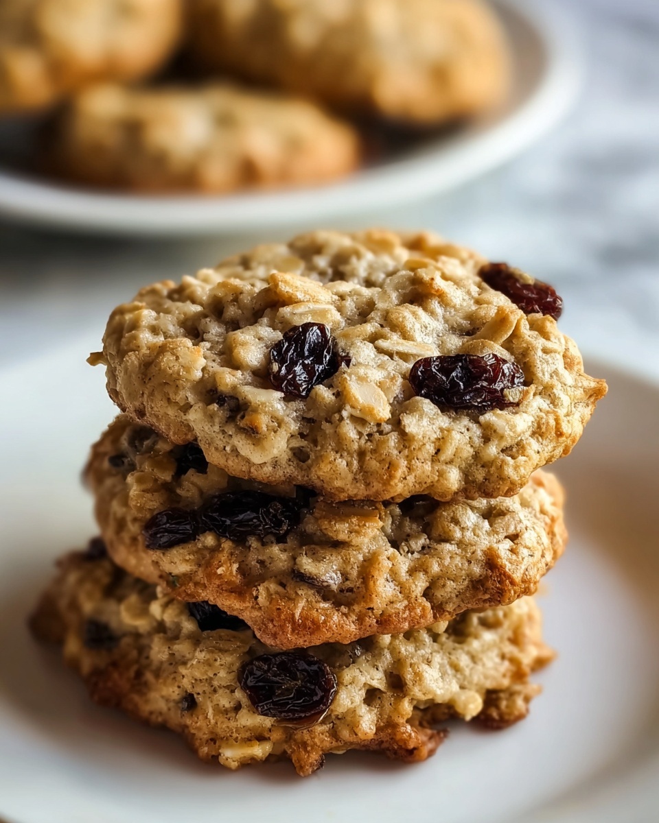 Soft & Chewy Oatmeal Raisin Cookies Recipe - Recipe Image